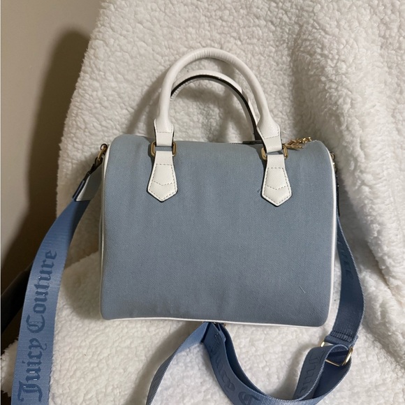 NWT Juicy Couture Denim Obsession Satchel - Picture 2 of 3